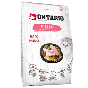ONTARIO CAT KITTEN sausā barība kaķēniem Vista 2kg